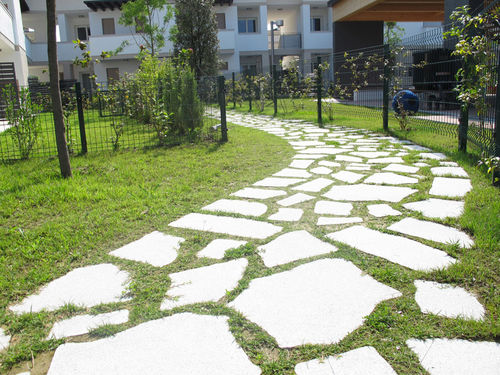 Pavé in pietra naturale - RUSTICO - FAVARO1 - drenante / permeabile