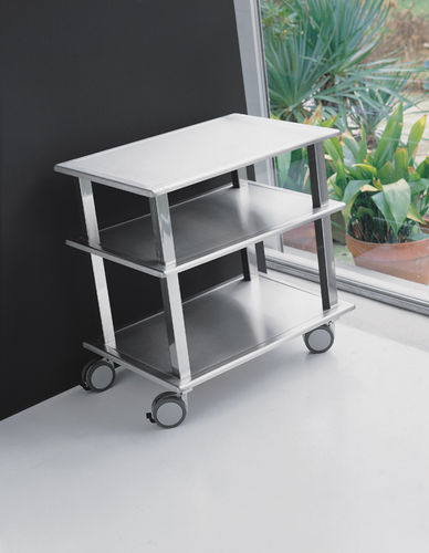 Carrello portavivande per uso residenziale - R.O.K. - GRAEPEL ITALIANA - da giardino / in acciaio inossidabile