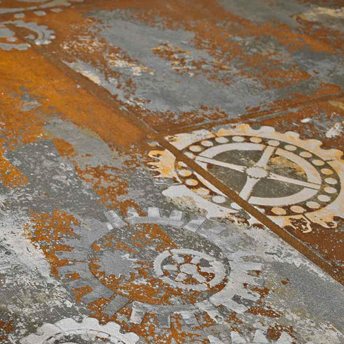 Piastrella in gres porcellanato - STEAMPUNK - NOVACOLOR - levigata / da interno / da pavimento