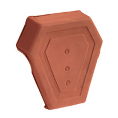 Tegola finale - 1080  - EDILIANS - in terracotta / piccola / rossa