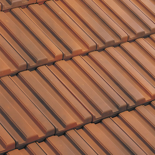 Tegola a due vie - PV 13 HUGUENOT - EDILIANS - a incastro / in terracotta / grande