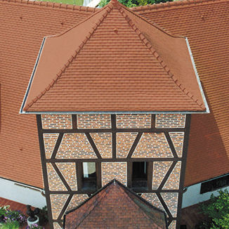 Tegola piana - PRESSEE STE FOY - EDILIANS - in terracotta