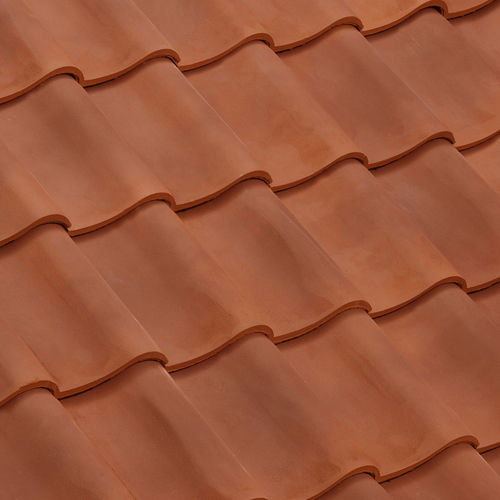 Tegola curva - PANNE S - EDILIANS - a incastro / in terracotta / grande
