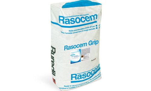 Malta di riparazione - RASOCEM GRIP - RUREDIL - di tenuta / di protezione / per calcestruzzo