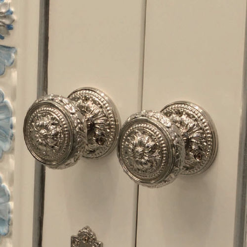 Pomello per porta classico - LIONE - SALICE PAOLO - in ottone / satinato / levigato