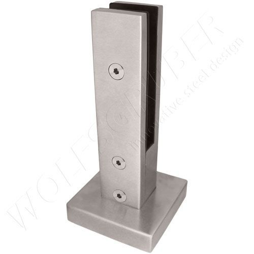 Morsetto per vetro in acciaio inossidabile - MG10 series - WOLFSGRUBER - per interni / per parapetto / per interni