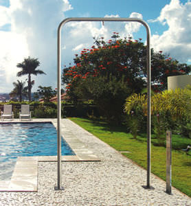 Doccia da giardino per piscina - ARSC32 - SOEMA - in acciaio inossidabile