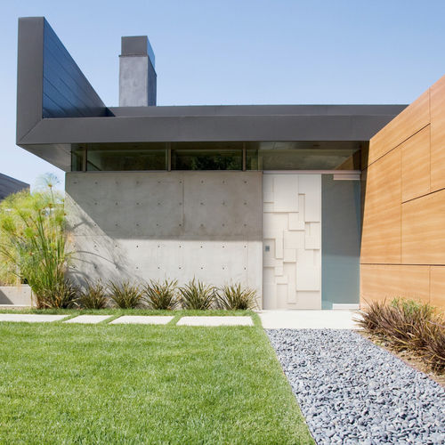Porta d'ingresso - DIGIT HYBRID - STEEL PROJECT - in lamiera d'acciaio / battente / contemporanea