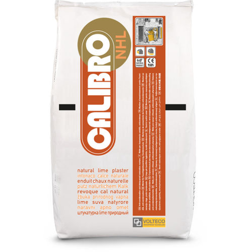 Intonaco a base di calce - CALIBRO NHL - VOLTECO - di protezione / naturale / idraulico
