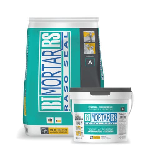Intonaco di rasatura - BI MORTAR RASO SEAL - VOLTECO - di protezione / da esterno / per calcestruzzo