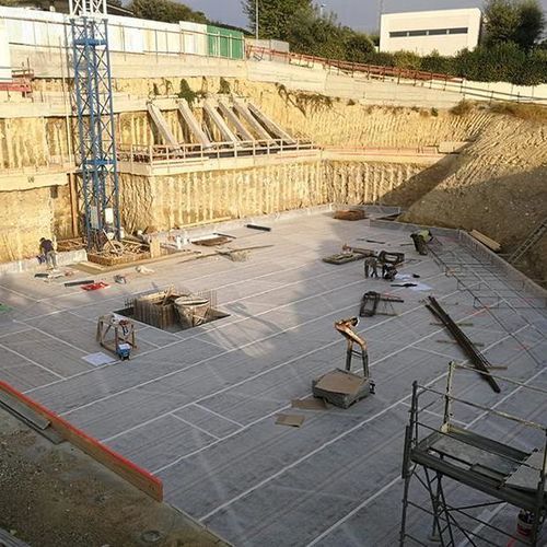 Membrana impermeabilizzante di protezione - AMPHIBIA 3000 GRIP - VOLTECO - di fondazione / per massetto / per seminterrato