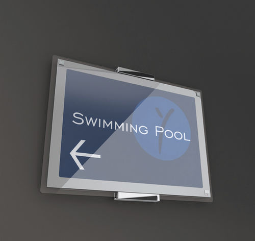Pannello segnaletico da parete - SIGN_LINE - Flex - in Plexiglas® / da interno