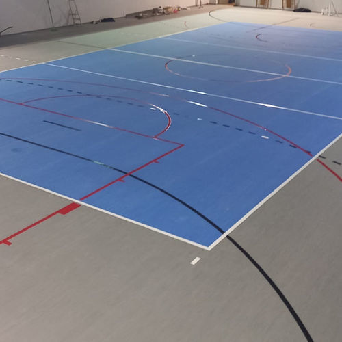 Pavimentazione sportiva da interno - POWERPLAY™ - MONDO - sintetica / per sale polivalenti / di lunga durata