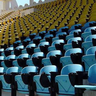 Sedia per gradinata ribaltabile - MONDOSEAT NOVANTA/4 COLLECTIVA - MONDO - per impianto sportivo