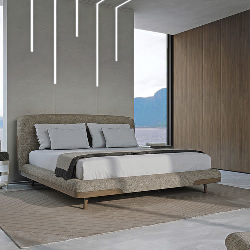 Letto matrimoniale - Soul  - TURRI - contemporaneo / imbottito / con testiera imbottita
