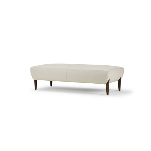 Divanetto imbottito contemporaneo - Silhouette  - TURRI - in tessuto / con supporto in legno massiccio / bianco