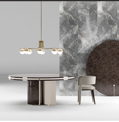 Lampada a sospensione - Eclipse  - TURRI - in bronzo / contemporanea / con cavo