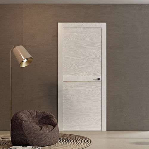 Porta da interno - Demetra Bianco Scultura - PAIL SERRAMENTI - in laminato / battente / contemporanea