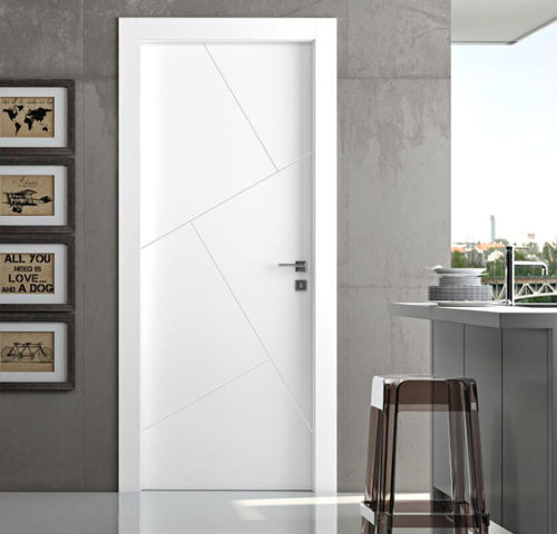 Porta da interno - Riga Milano - PAIL SERRAMENTI - in legno / battente / contemporanea