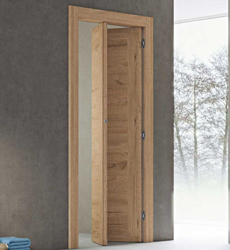 Porta da interno - Geo Cosenza Quercia Laga - PAIL SERRAMENTI - in laminato / a libro / contemporanea