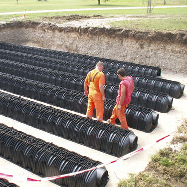 Tunnel di infiltrazione - DRAINFIX TWIN - HAURATON