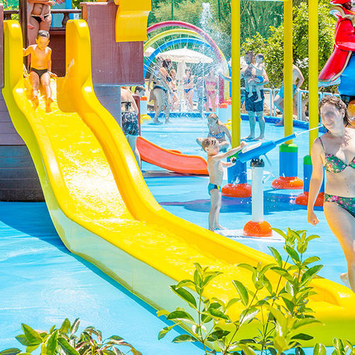 Scivolo dritto - WAVE - TECNOPISCINE INTERNATIONAL - per parco acquatico