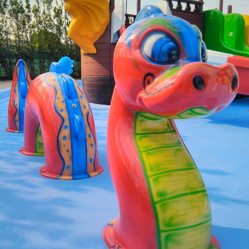 Struttura ludica per parco acquatico - DRAGON - TECNOPISCINE INTERNATIONAL - in fibra di vetro