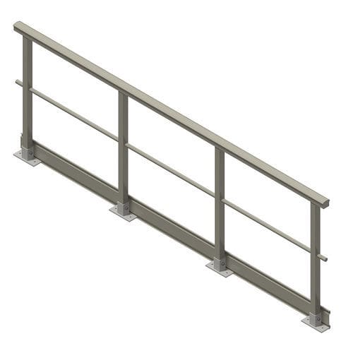 Ringhiera GRP - MEISER - in acciaio galvanizzato / in acciaio inossidabile / a sbarre