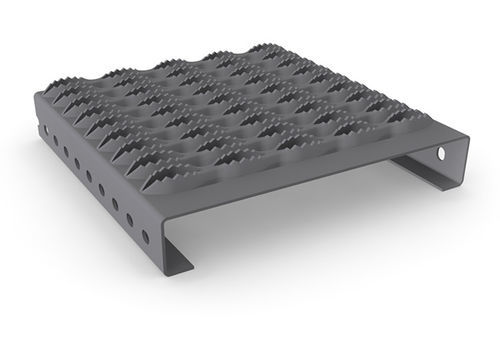 Rivestimento per scalino in alluminio - STEPBLOC F - MEISER - in acciaio inossidabile / in acciaio galvanizzato a caldo / antiscivolo