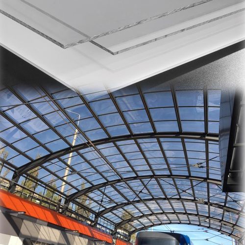 Lastra in policarbonato piana - MACROLUX® SOLID - Stabilit Suisse - per edificio / per interni / per veranda