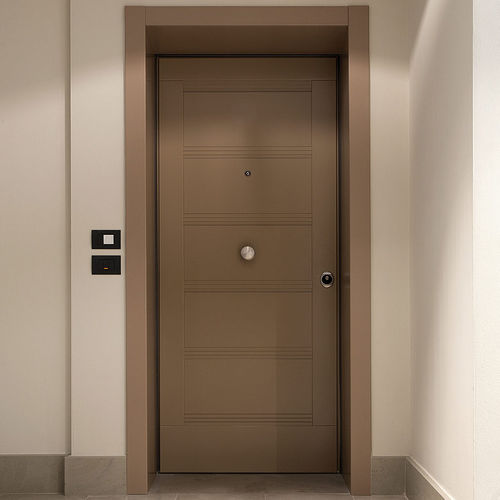 Porta d'ingresso - MODULOR DUE  - CIPRIANI SERRAMENTI - in MDF / in acciaio / in acciaio galvanizzato
