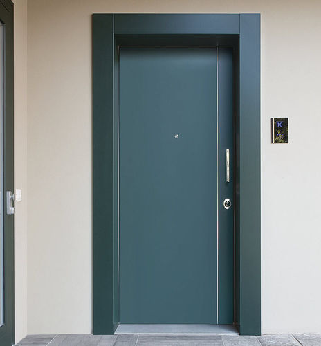 Porta d'ingresso - UNO - CIPRIANI SERRAMENTI - in MDF / in acciaio / in acciaio galvanizzato