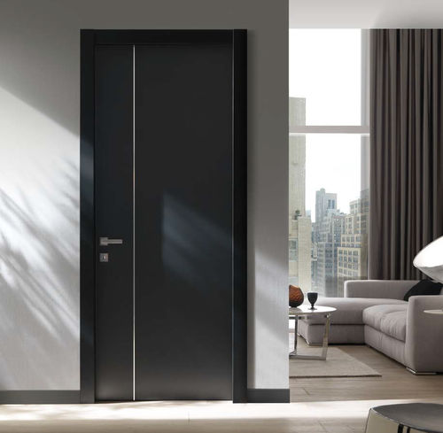 Porta da interno - UNO - CIPRIANI SERRAMENTI - in legno massiccio / in rovere / in MDF