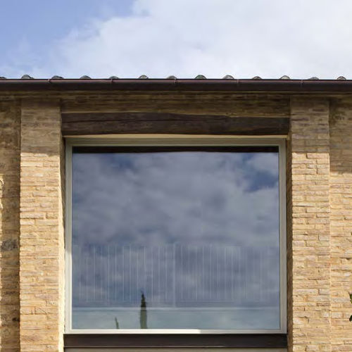 Vetrata in legno - C70 - CIPRIANI SERRAMENTI - con vetro quadruplo / a taglio termico / acustica
