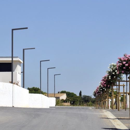 Lampione urbano - ALTURAN - GROUPE RAGNI - contemporaneo / in acciaio galvanizzato / in vetro