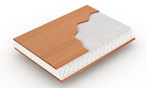 Pannello sandwich per interni - LARIMAR® P80 - BELLOTTI - rivestimento in legno / anima alveolare in polipropilene / ad alta resistenza