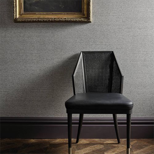 Carta da parati contemporanea - ORMONDE  - Zoffany - a tinta unita / aspetto tessuto / grigia