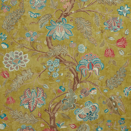 Tessuto da tappezzeria - INDIENNE - Zoffany - per tende / per tende a rullo / a fiori