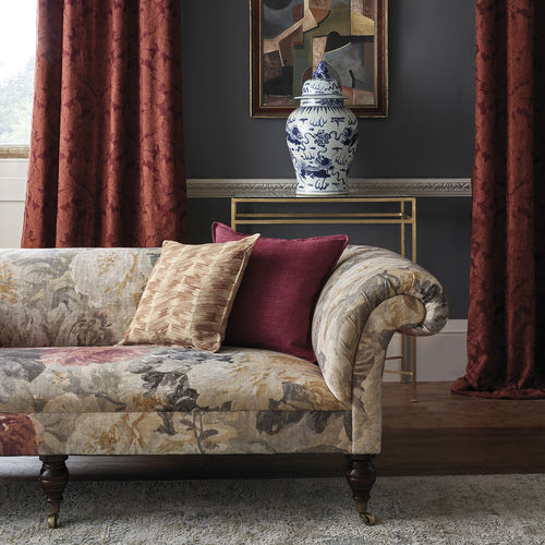 Tessuto da tappezzeria - ROSE ABSOLUTE  - Zoffany - per tende / per tende a rullo / a fiori