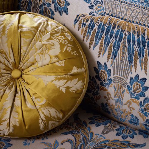 Tessuto da tappezzeria - LONG GALLERY BROCADE  - Zoffany - per tende / per tende a rullo / damasco