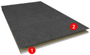Isolante accoppiato ad alte prestazioni - GES FON I® - ISOSYSTEM - rivestimento in cartongesso / per muro