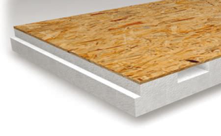 Isolante accoppiato anima in polistirene espanso - ISOVENT® - ISOSYSTEM - monofacciale in legno / per copertura