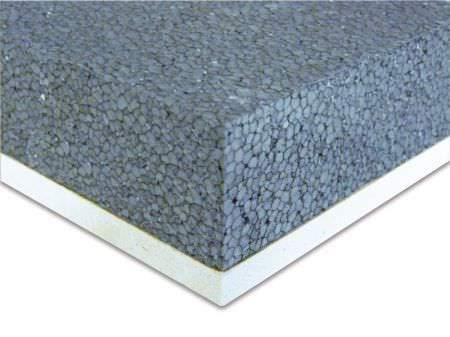 Isolante accoppiato idrofugo - GESS FON® - ISOSYSTEM - anima in polistirene espanso / rivestimento in cartongesso / per muro