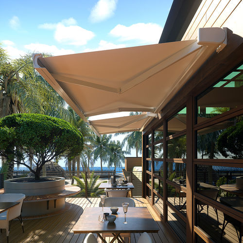 Tenda da sole a proiezione - CARAIBI - MV LINE - a motore / contract / per terrazza