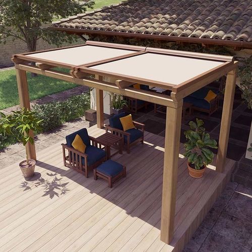 Tenda avvolgibile a rullo - MILLENIUM - MV LINE - per pergola / in tessuto / da esterno
