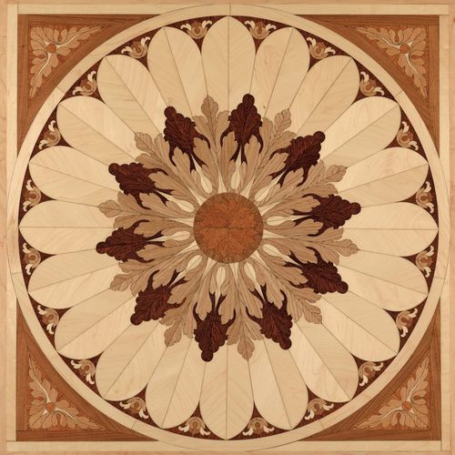 Rosone per parquet in legno massiccio - Tivoli White - BERTI PAVIMENTI LEGNO