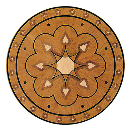 Rosone per parquet in legno massiccio - Manfredini - BERTI PAVIMENTI LEGNO
