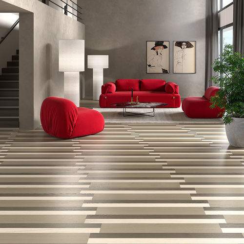 Rivestimento per pavimento adatto per pareti - D-PLANK GREY WASH - BERTI PAVIMENTI LEGNO - in rovere / da interno / professionale