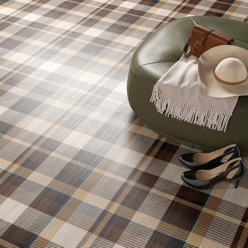 Rivestimento per pavimento adatto per pareti - TARTAN WOOD BROWN - BERTI PAVIMENTI LEGNO - in legno / da interno / professionale
