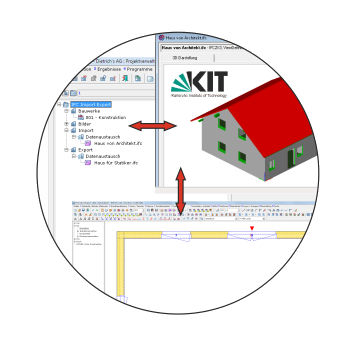 Software BIM Building Information Modeling - IFC - DIETRICH'S AG - per strutture in calcestruzzo / per l'automazione degli edfici / per struttura in legno